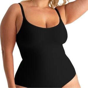Shapermint Black Shapewear Bodysuit. Size L. 
40